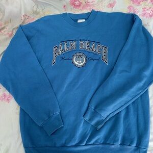 Hanes Blue Crewneck Men's Sweater